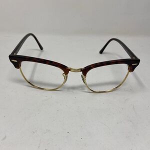 Ray-Ban Italy CLUBMASTER RB3016 W0366 55-19-145 Tortoise Gold Frames Only